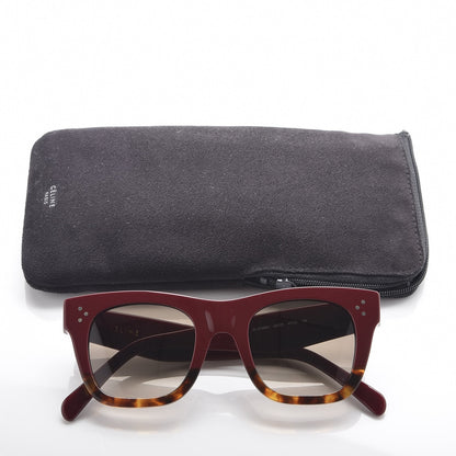 Celine Acetate Catherine Sunglasses CL41089/S Burgundy Havana 7 of 7