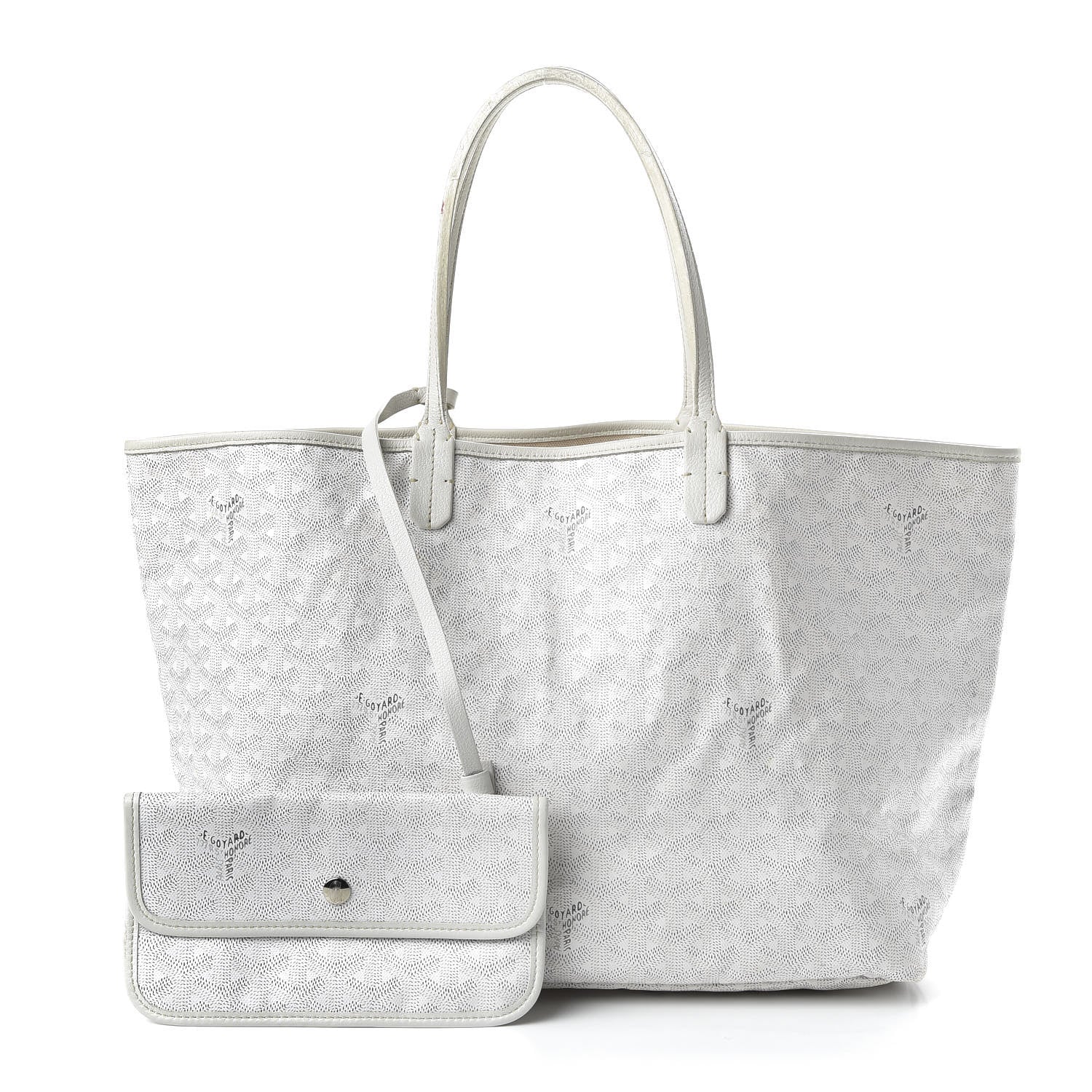 Goyard Goyardine Saint Louis PM White 1 of 9