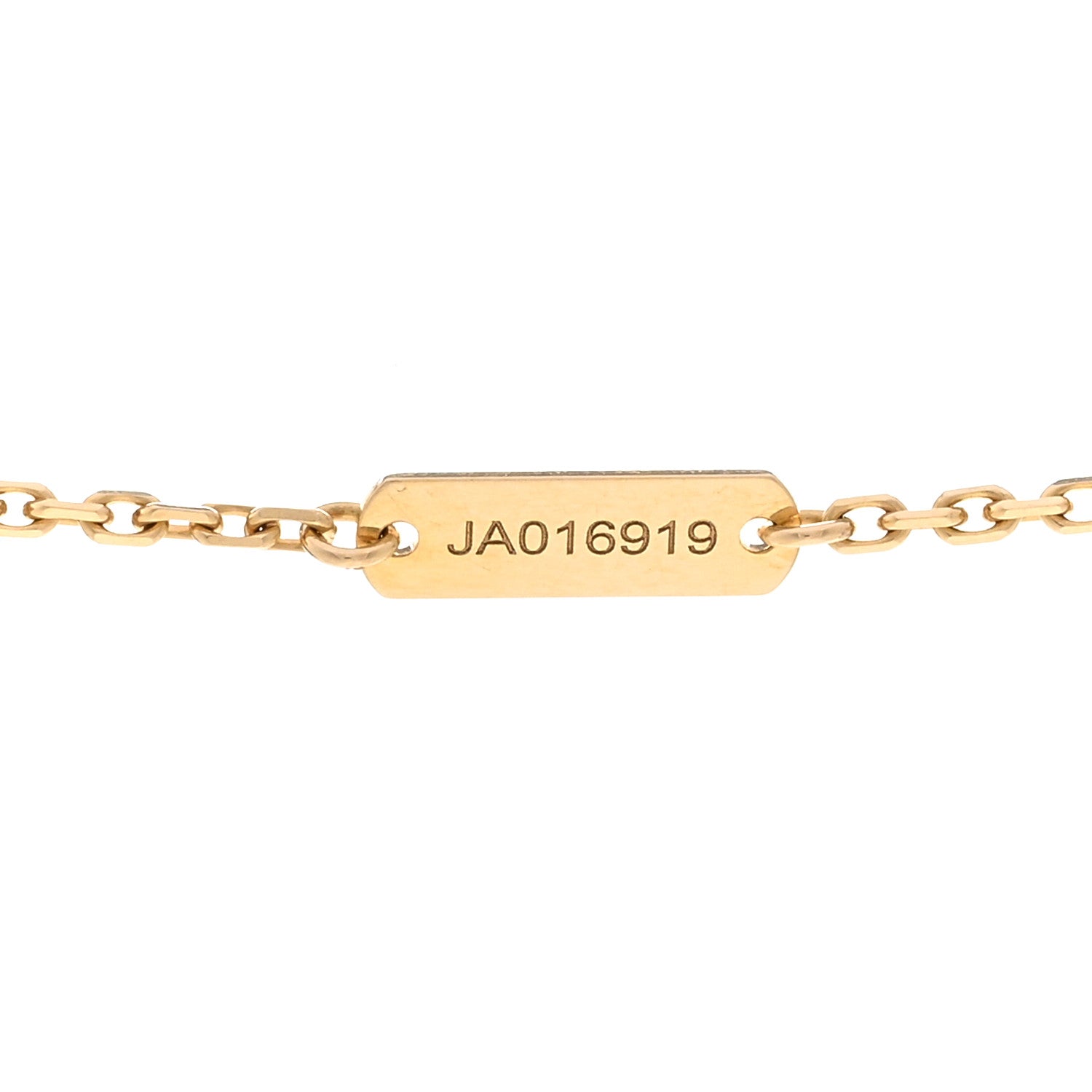 Van Cleef & Arpels 18K Yellow Gold Vintage Alhambra Pendant Necklace 5 of 6
