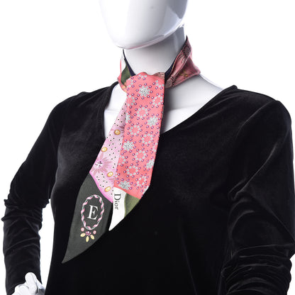 Christian Dior Silk ABCDior E Mitzah Scarf 2 of 5