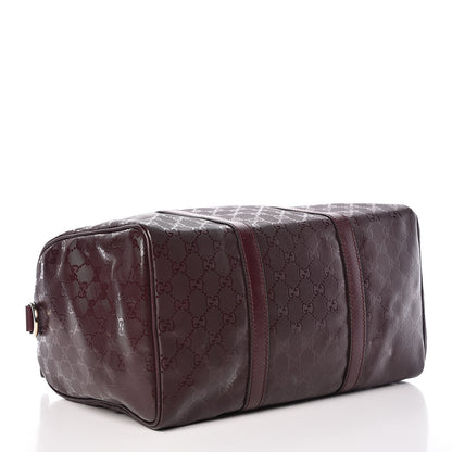 Gucci Imprime Monogram Medium Boston Bordeaux 4 of 9