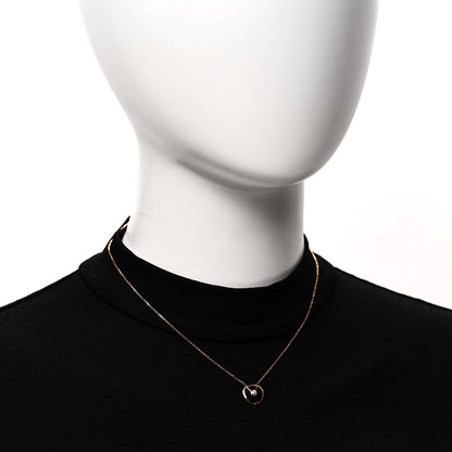 Cartier 18K Pink Gold Diamond Black Onyx XS Amulette de Cartier Pendant Necklace 2 of 6