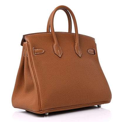 Hermes Togo Birkin 25 Gold 4 of 11