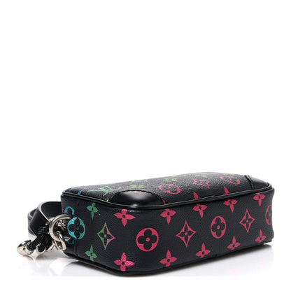 Louis Vuitton Monogram Iridescent Trocadero Wearable Wallet Black 3 of 8