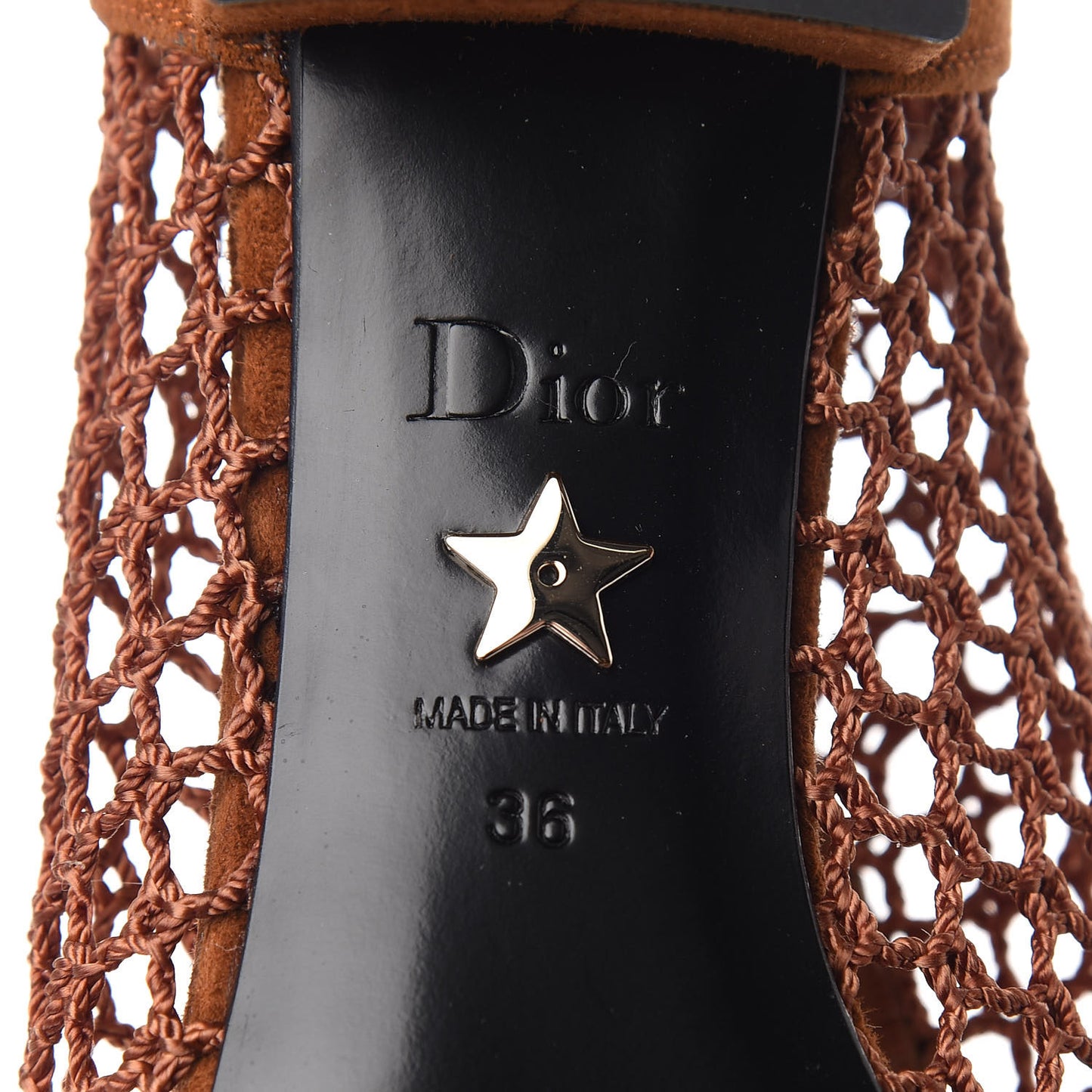 Suede Resille Naughtily-D 30mm Ankle Boots 36 Golden Brown