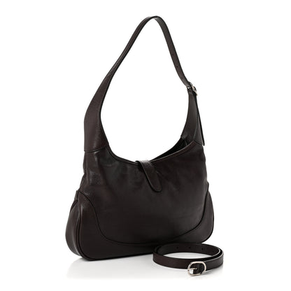 Gucci Goatskin Medium Jackie 1961 Hobo Dark Brown 3 of 9