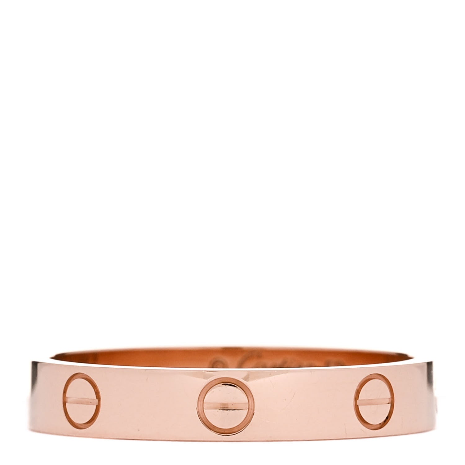 Cartier 18K Pink Gold 3.5mm LOVE Wedding Band Ring 59 8.75 1 of 5