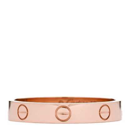 Cartier 18K Pink Gold 3.5mm LOVE Wedding Band Ring 59 8.75 1 of 5