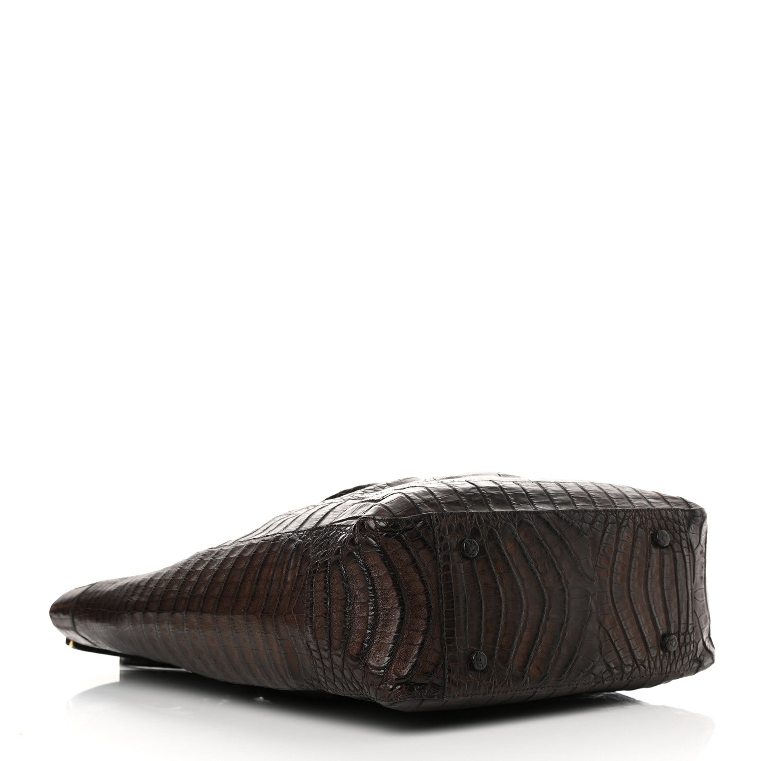 Nancy Gonzalez Crocodile Tote Brown 4 of 15