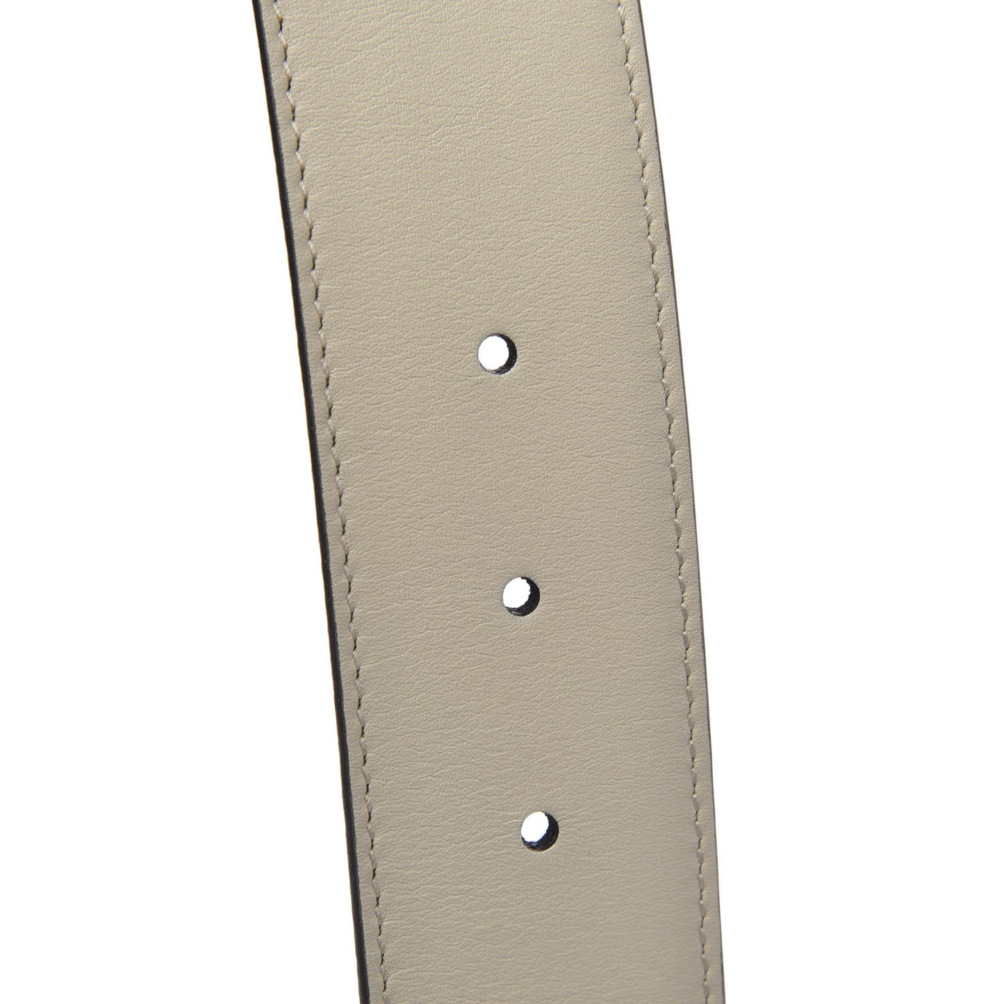Calfskin Crystal Double G 40mm Belt 85 34 White Multicolor