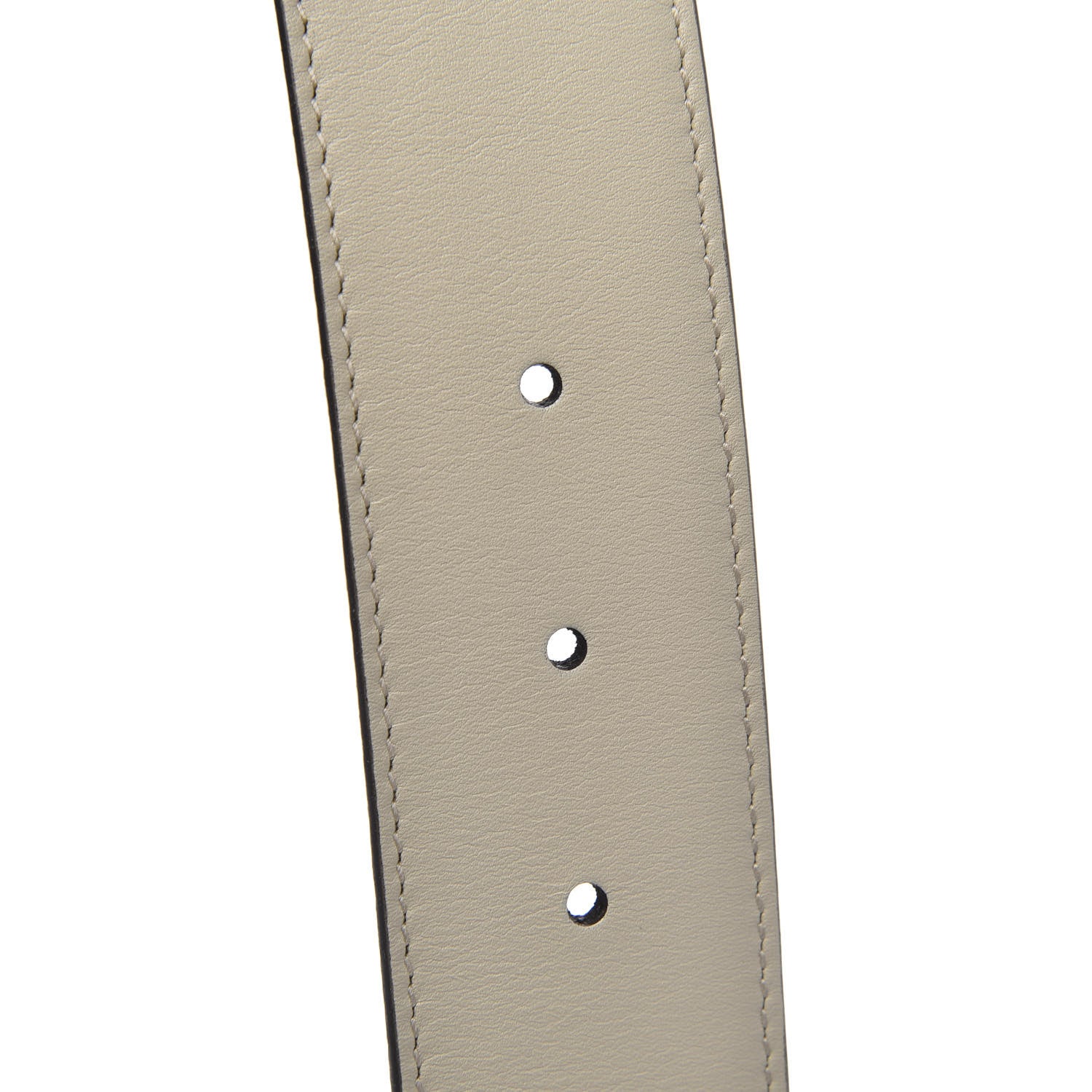 Gucci Calfskin Crystal Double G 40mm Belt 85 34 White Multicolor 4 of 5