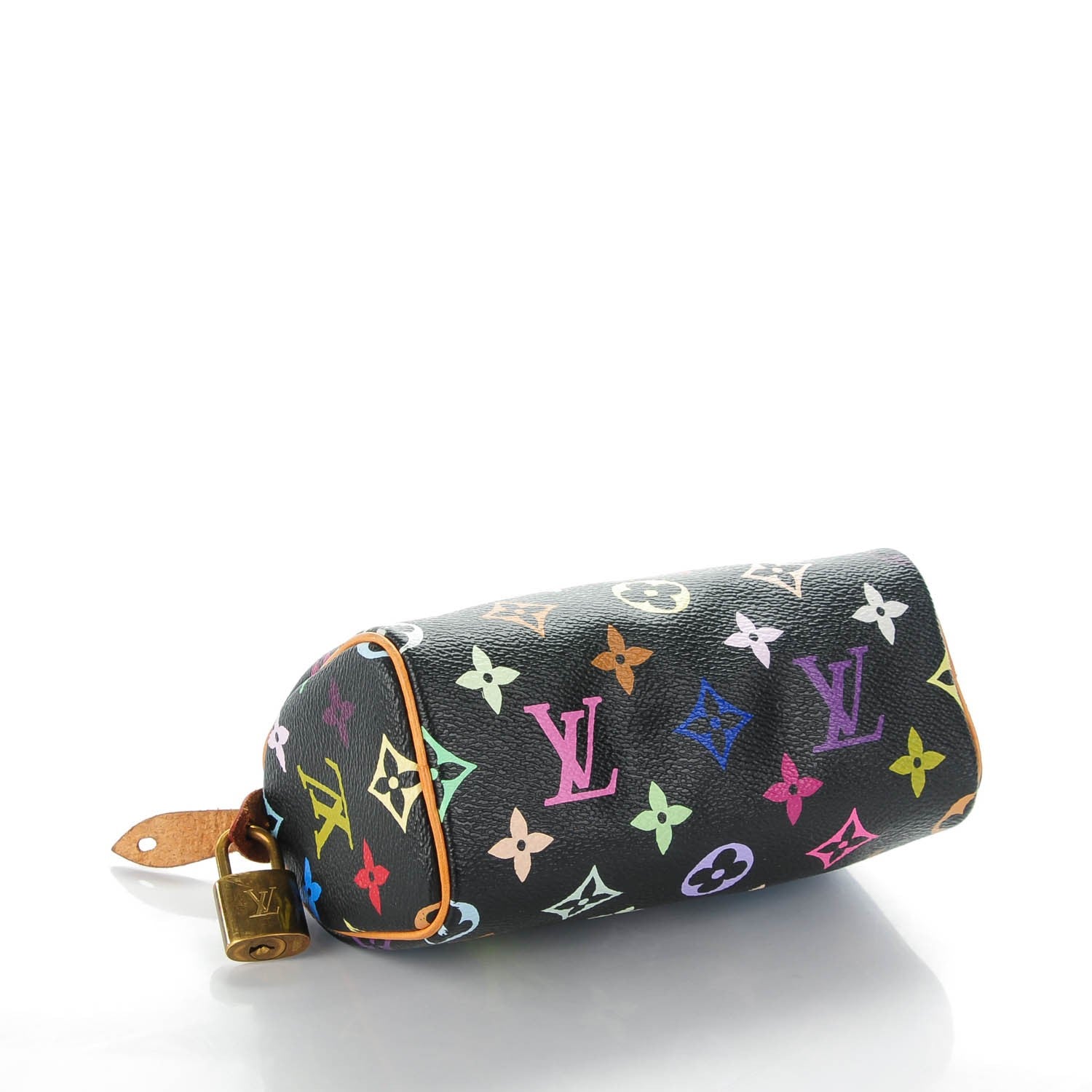 Louis Vuitton Monogram Multicolor Mini Sac HL Speedy Black 4 of 7
