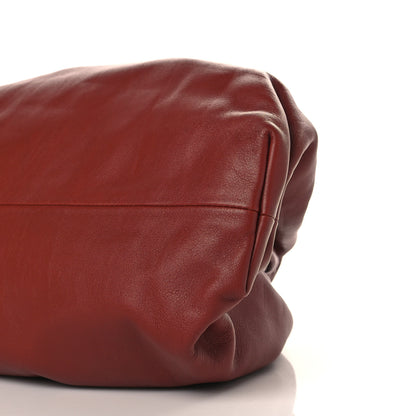 Bottega Veneta Smooth Butter Calf The Pouch Oversized Clutch Rust 9 of 9