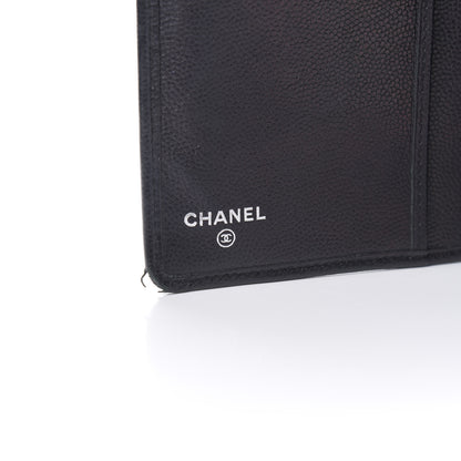 Chanel Caviar Sevruga Yen Wallet Black 6 of 12