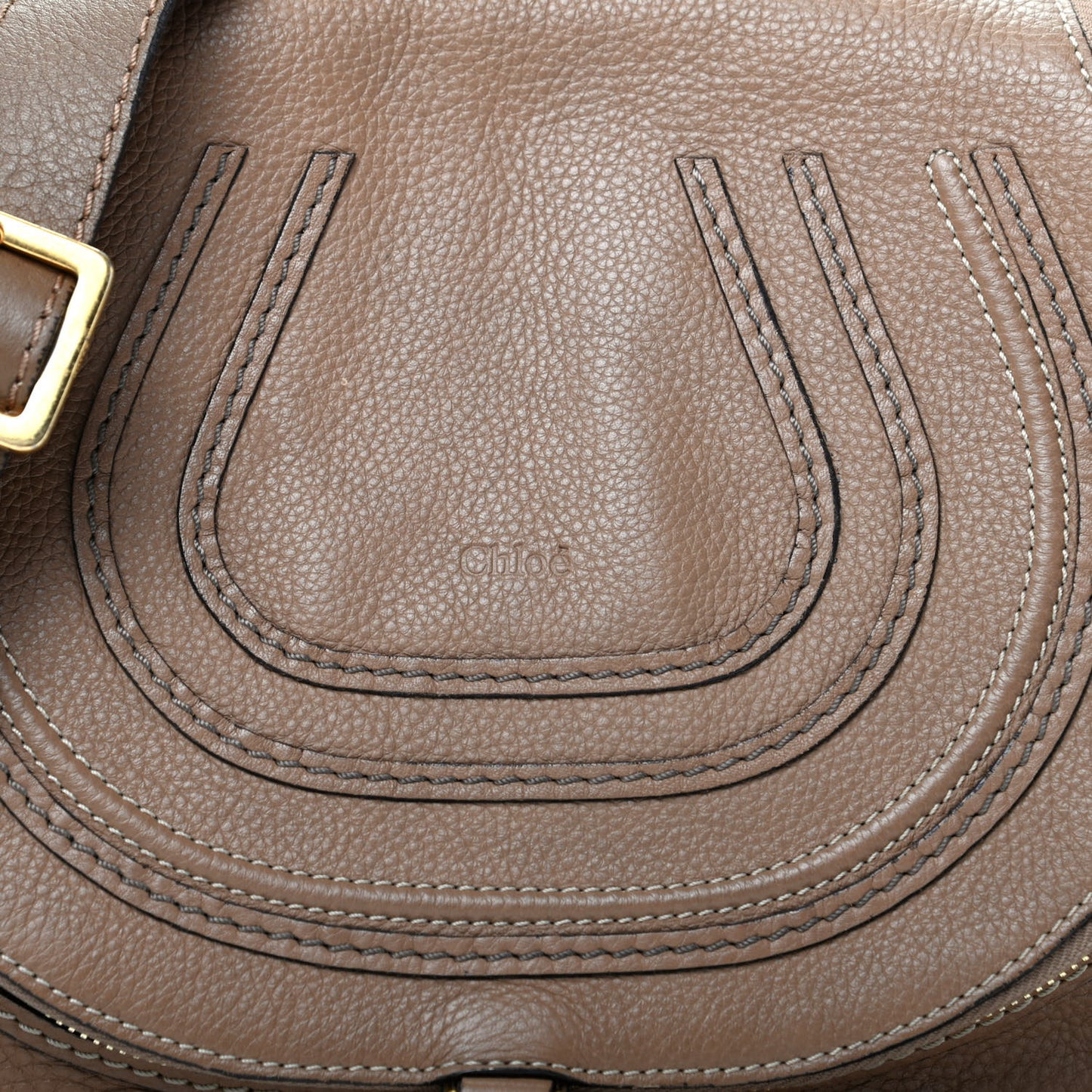 Calfskin Medium Marcie Round Zip Crossbody Nut