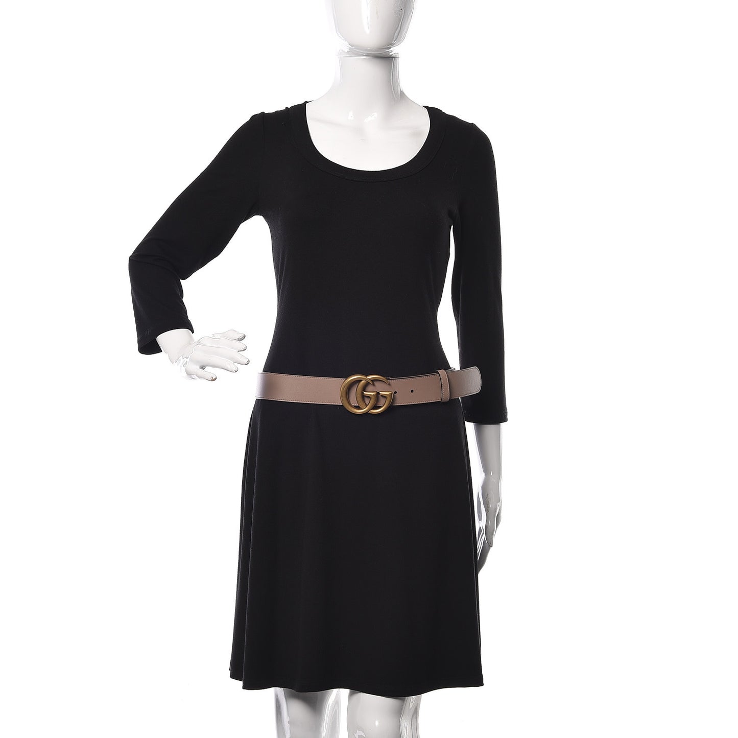 Calfskin Double G 40mm Belt 95 38 Porcelain Rose