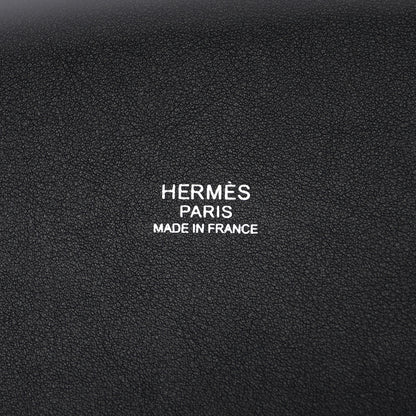 Hermes Toile Goeland Swift Cargo Picotin Lock 18 Bleu Marine 6 of 11