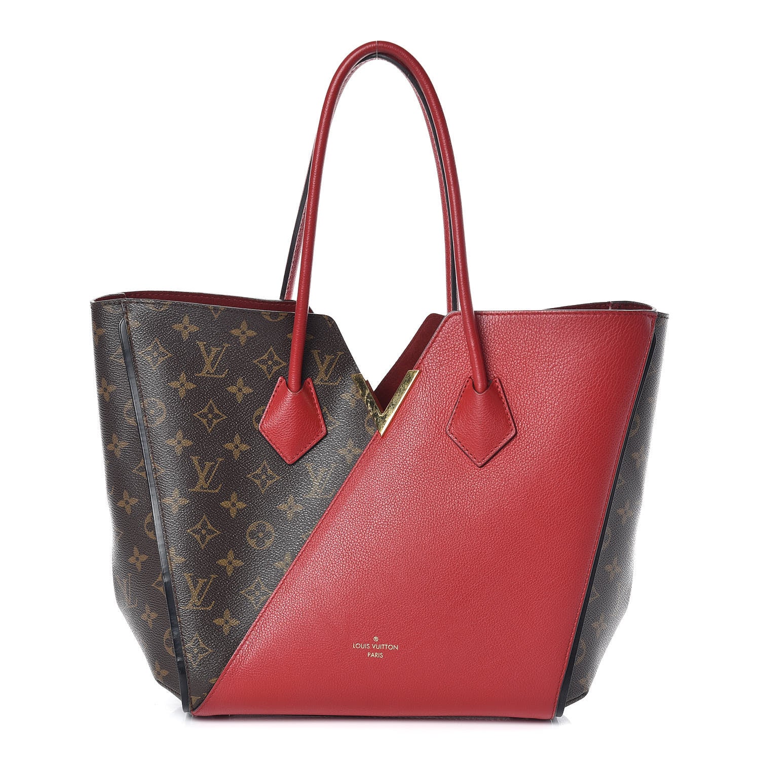 Louis Vuitton Calfskin Monogram Kimono Tote Cherry 1 of 9