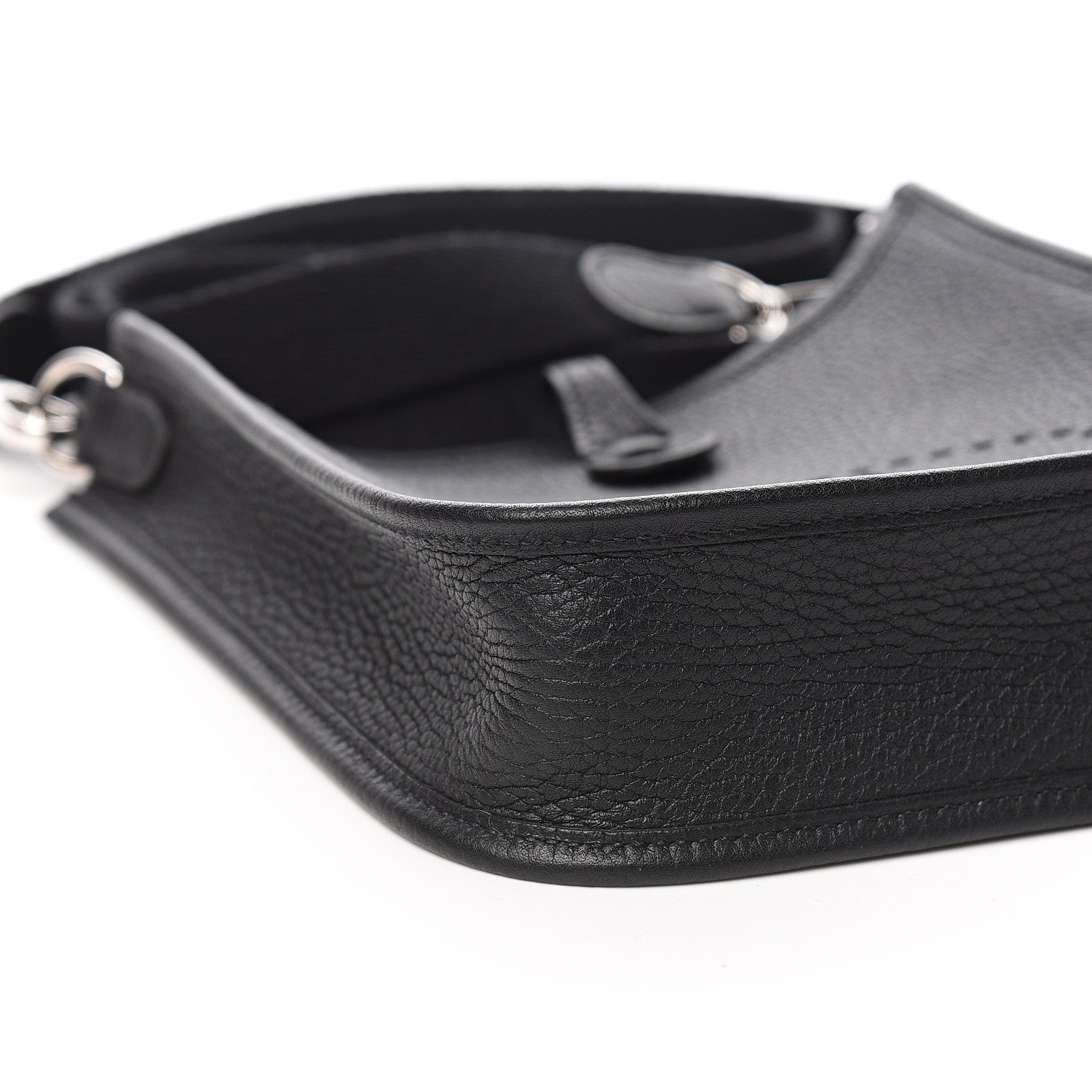 Hermes Taurillon Clemence Evelyne TPM Black 7 of 10