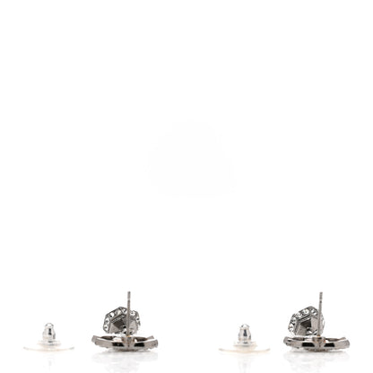 Chanel Ruthenium CC Crystal Drop Earrings 3 of 4