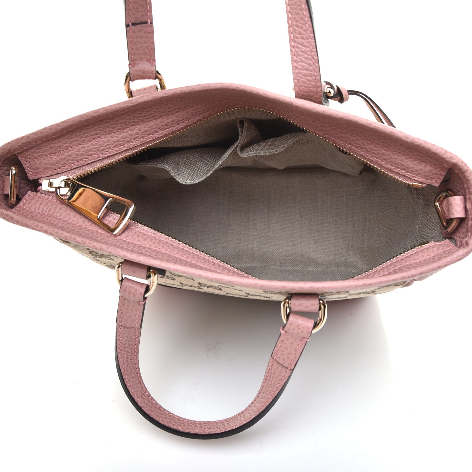 Gucci Monogram Small Bree Tote Beige Soft Pink 5 of 9