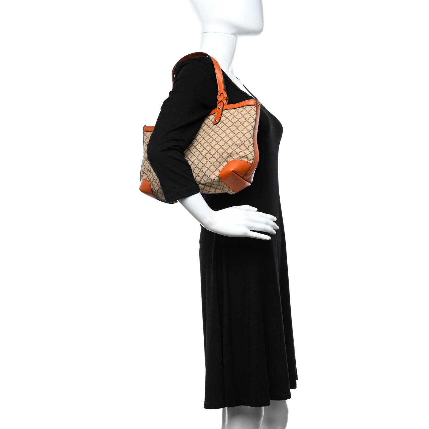 Diamante Small Craft Tote Orange