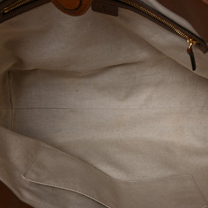 Gucci New Denim GG Monogram Medium Ophidia Shopping Tote Blue Tea Cuir 5 of 8