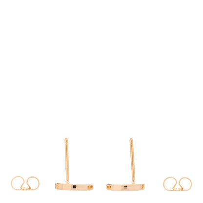 Tiffany 18K Rose Gold Diamond Mini Atlas Earrings 3 of 3