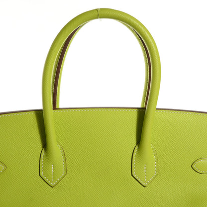 Hermes Epsom Candy Birkin 35 Kiwi Lichen 19 of 27