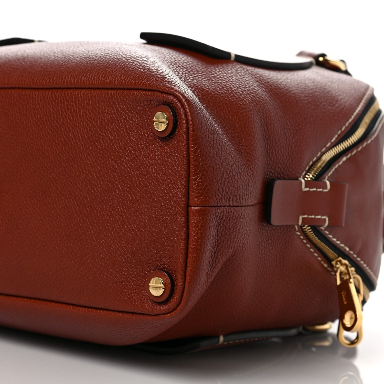 Chloe Calfskin Medium Daria Sepia Brown 9 of 9