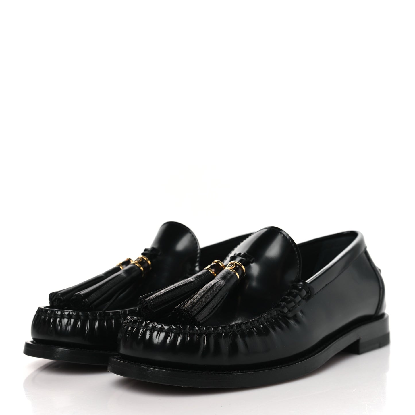 Brushed Calfskin The D-Academy Loafers 35.5 Black