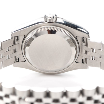 Rolex Stainless Steel 18K White Gold Diamond 26mm Oyster Perpetual Datejust Watch White 179174 4 of 6