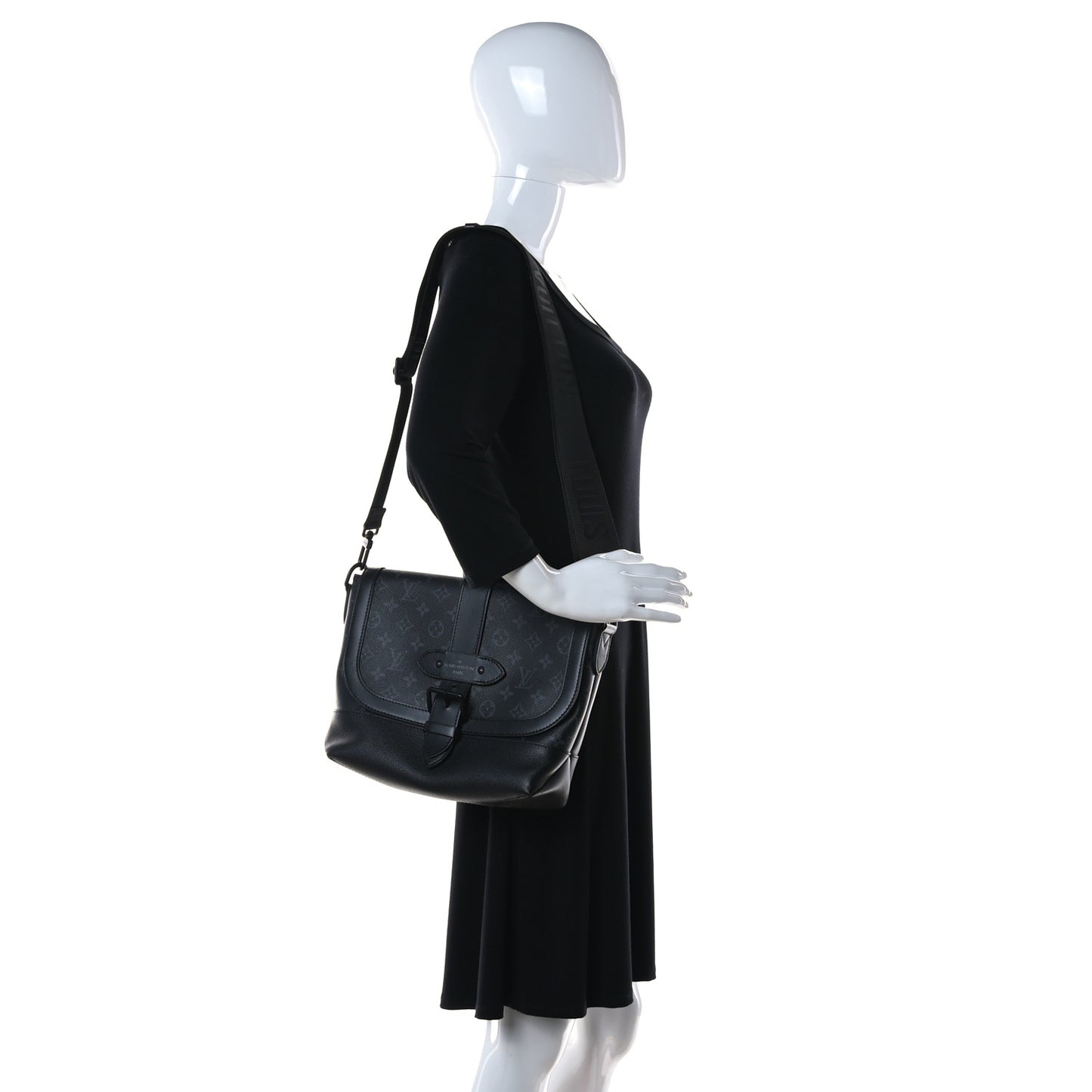 Monogram Eclipse Saumur Messenger NV Black
