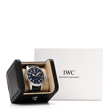 IWC Stainless Steel Calfskin 46mm Schaffhausen Pilot Automatic Watch Black IW501001 5 of 5