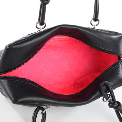 Chanel Calfskin Quilted Large Cambon Bowler Black 5 of 7