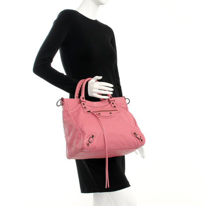 Balenciaga Agneau Classic Hardware Velo Rose Hortensia 2 of 11