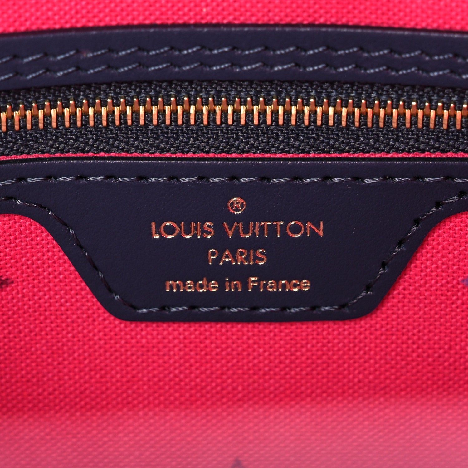 Louis Vuitton Monogram Giant Spring In The City Neverfull MM Midnight Fuchsia 7 of 11
