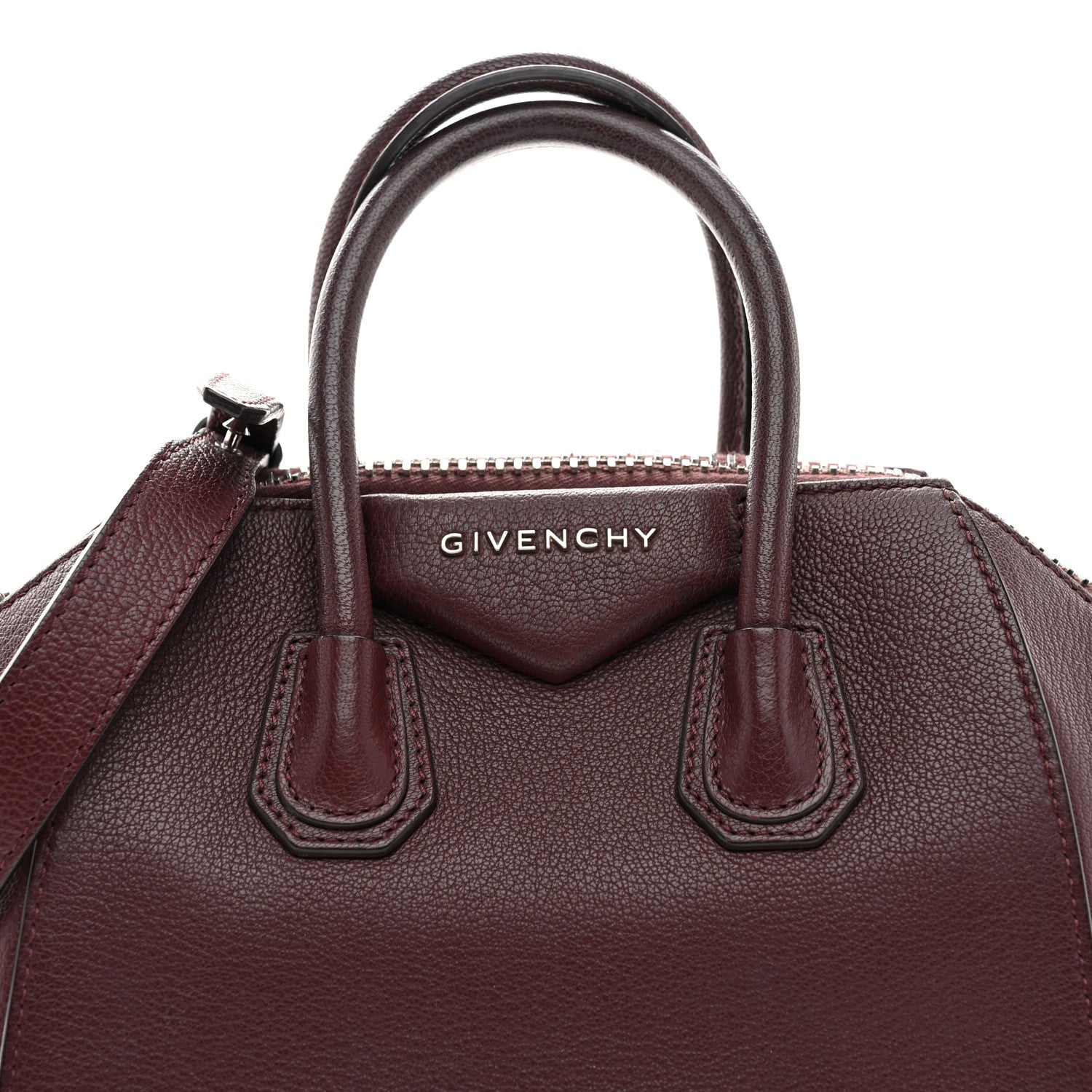 Givenchy Sugar Goatskin Mini Antigona Oxblood 8 of 11