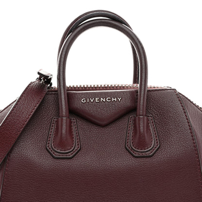 Givenchy Sugar Goatskin Mini Antigona Oxblood 8 of 11
