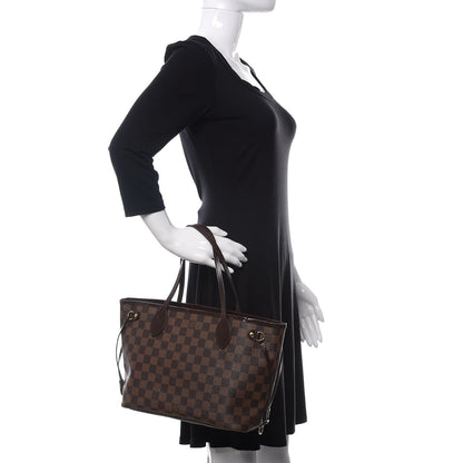 Louis Vuitton Damier Ebene Neverfull PM 2 of 16