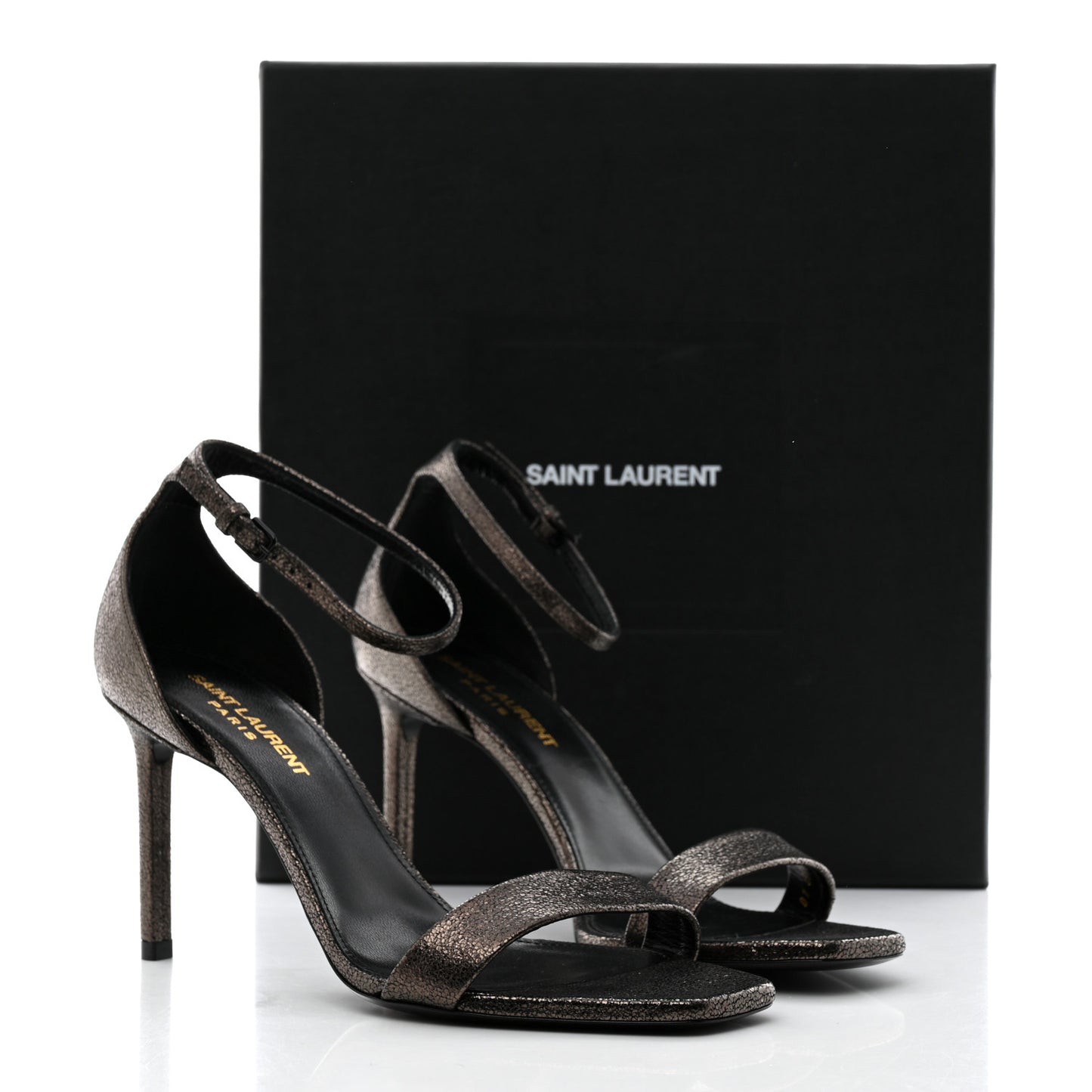 Evora Amber 85 Astrap Sandals 38 Gunmetal