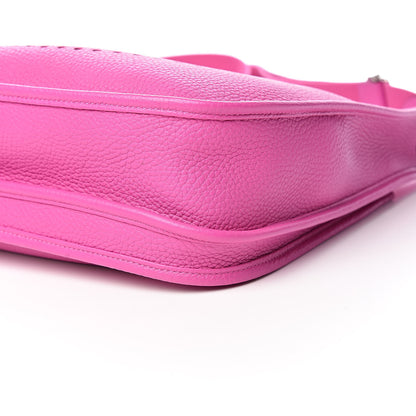 Hermes Taurillon Clemence Evelyne III PM Magnolia 9 of 10