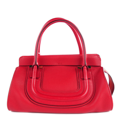 Chloe Calfskin Medium Everston Satchel Acerola 1 of 9