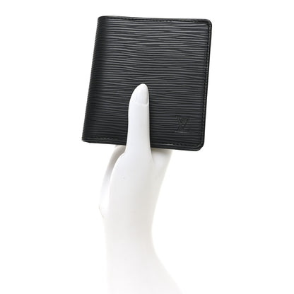 Louis Vuitton Epi 6 Card Billfold Wallet Black 3 of 12