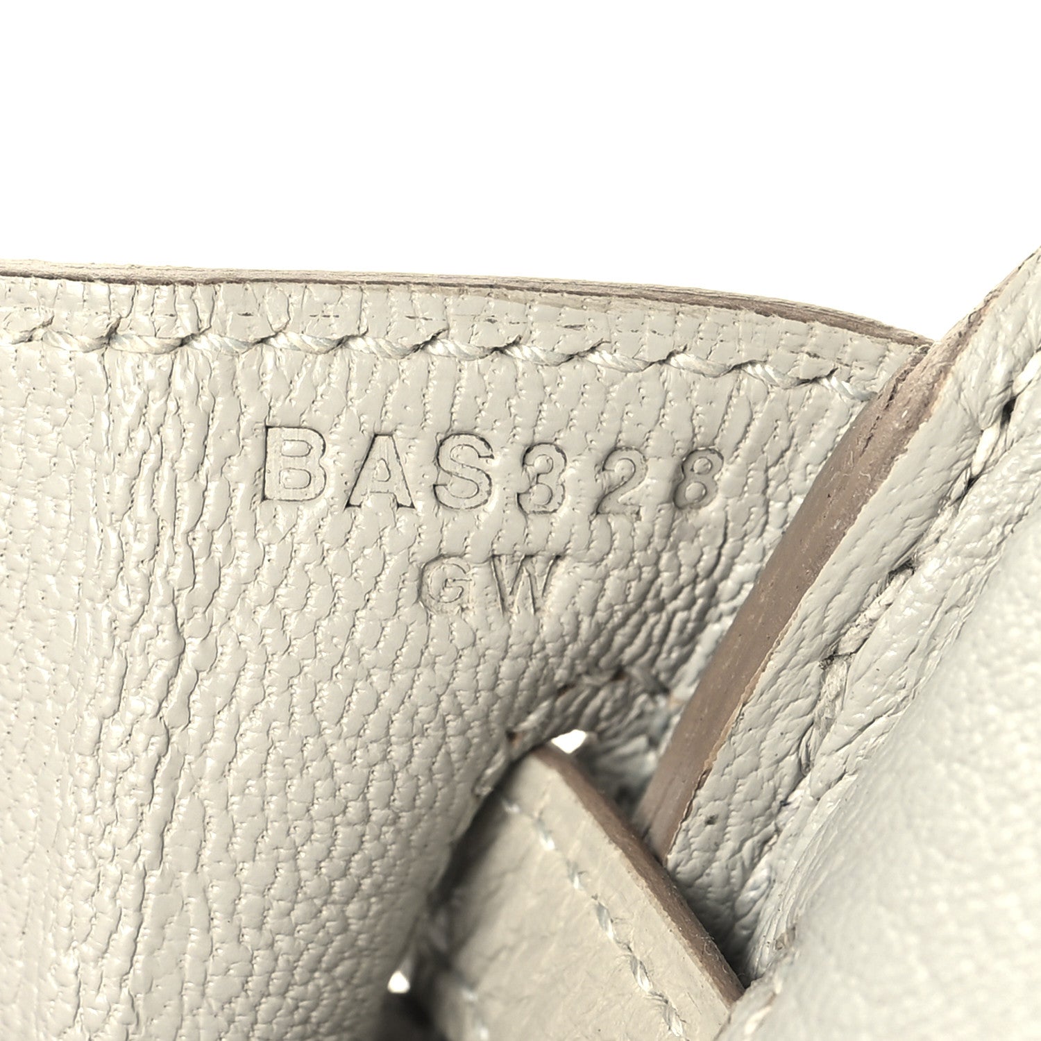 Hermes Togo Horseshoe Birkin 25 Craie Gris Tourterelle 7 of 13