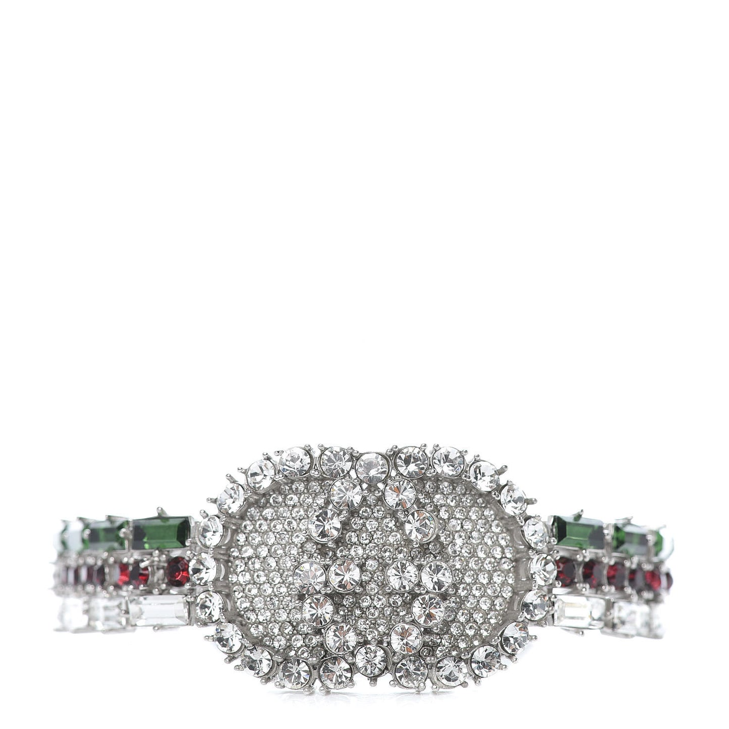 Crystals Double G Web Bracelet