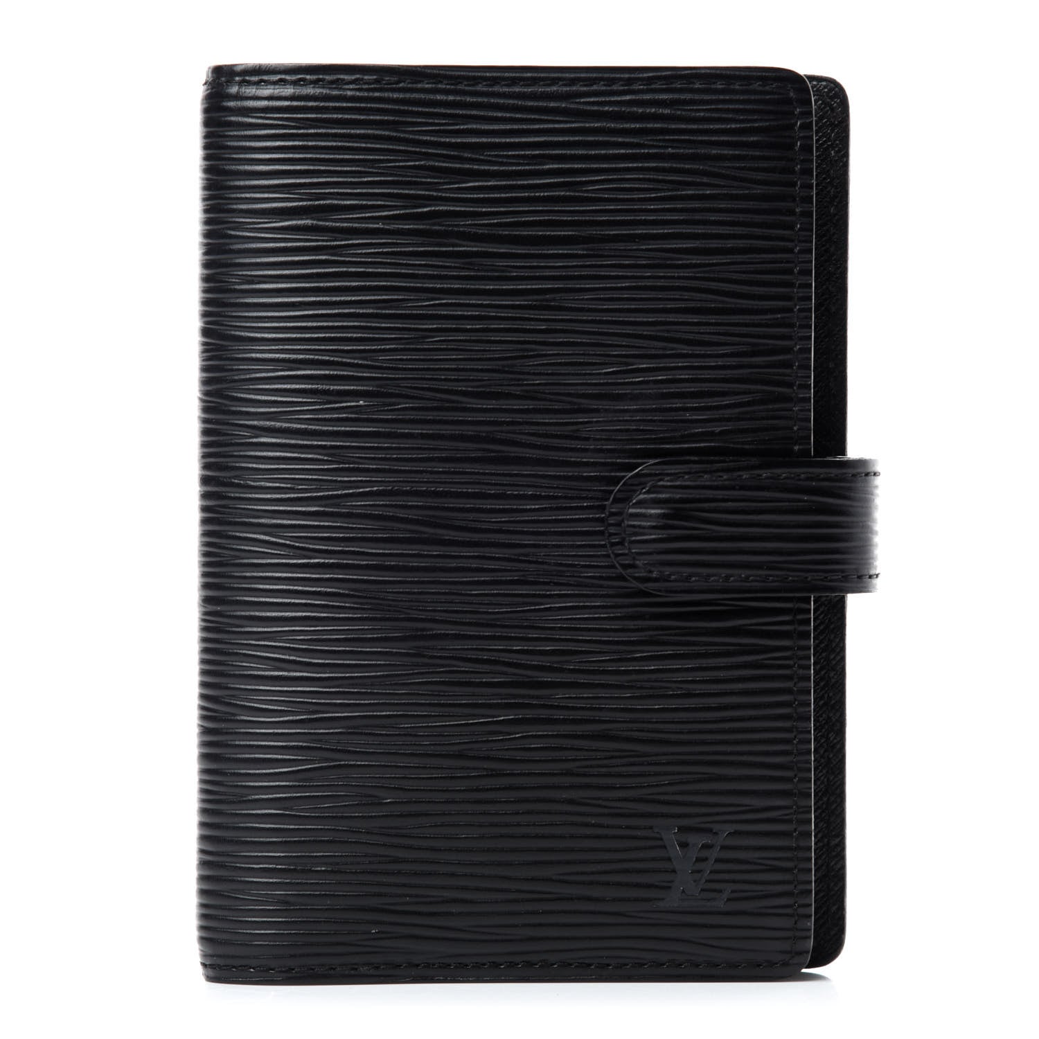 Louis Vuitton Epi Small Ring Agenda Cover Black 1 of 7