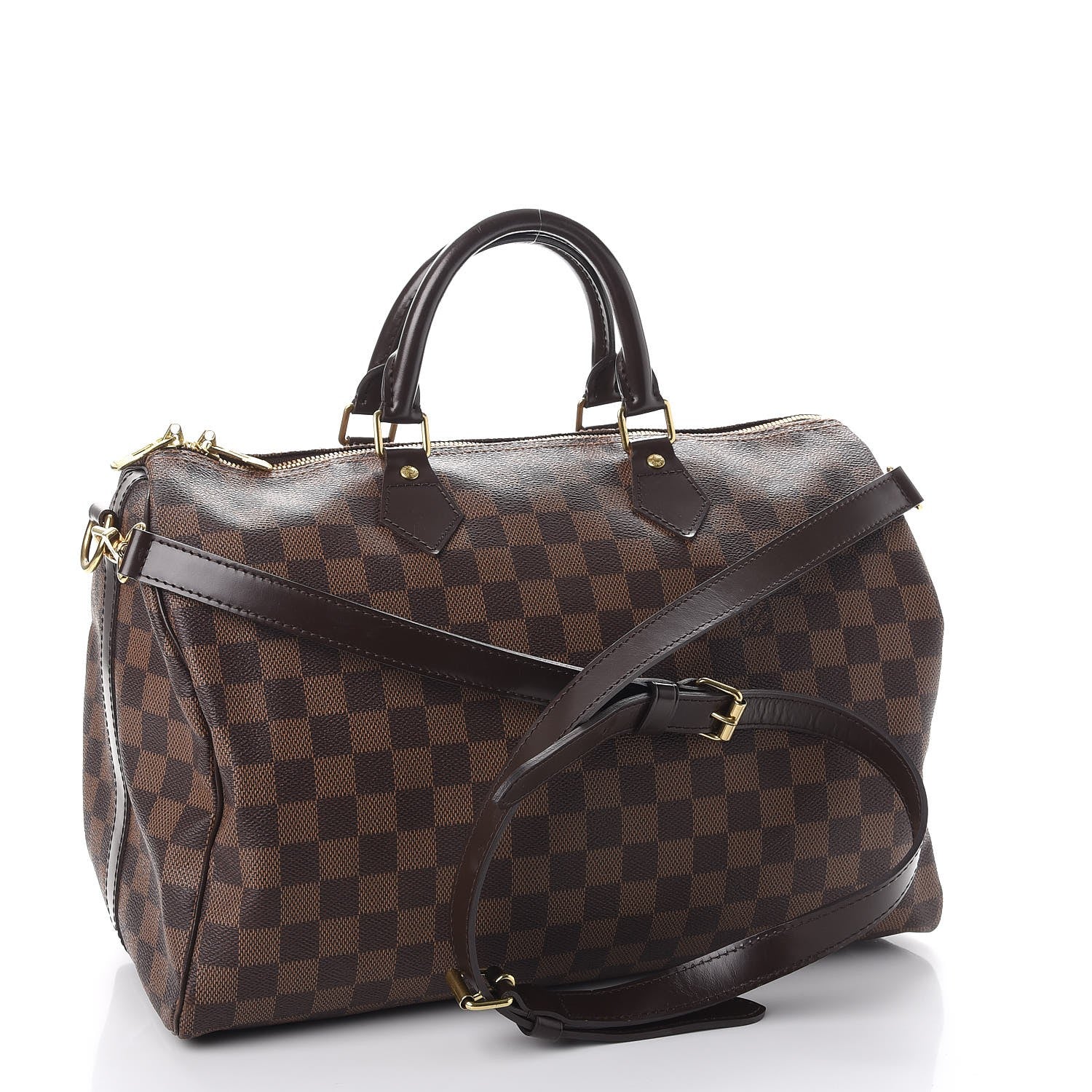 Louis Vuitton Damier Ebene Speedy Bandouliere 35 4 of 10