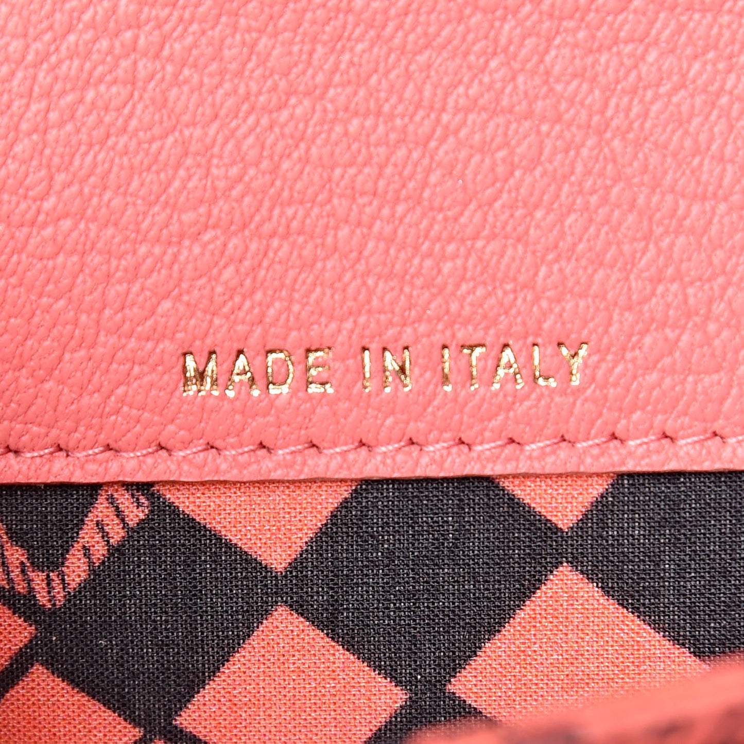 Goatskin CC Flap Card Holder Coral