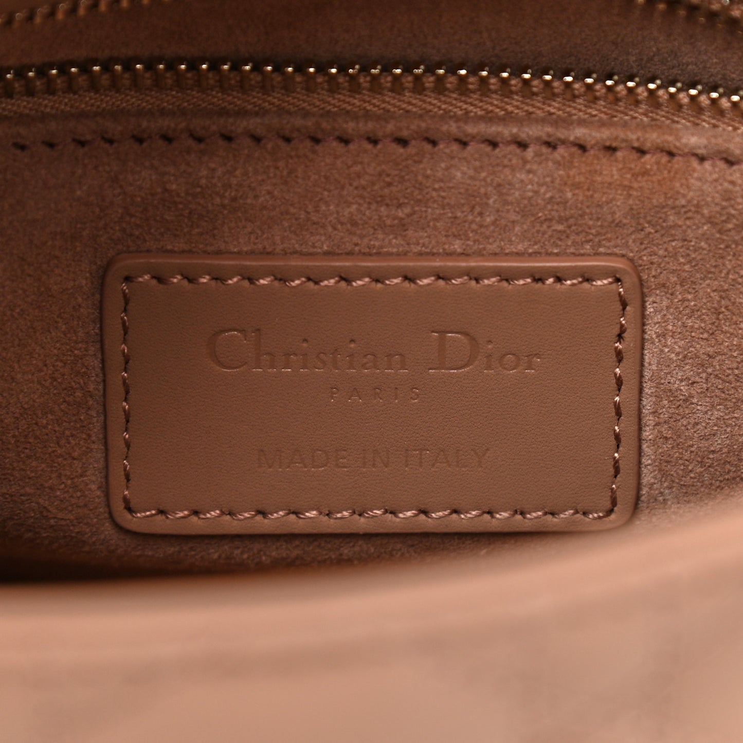 Ultra Matte Calfskin Cannage Mini Lady Dior Light Beige